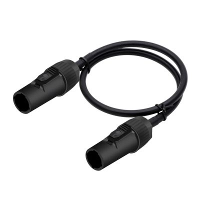 ROBAUN 1–10 m 3-Pin Waterproof High-End PowerCON Connector, NAC3FX-W/NAC3MX-W, IP65, 1 pc