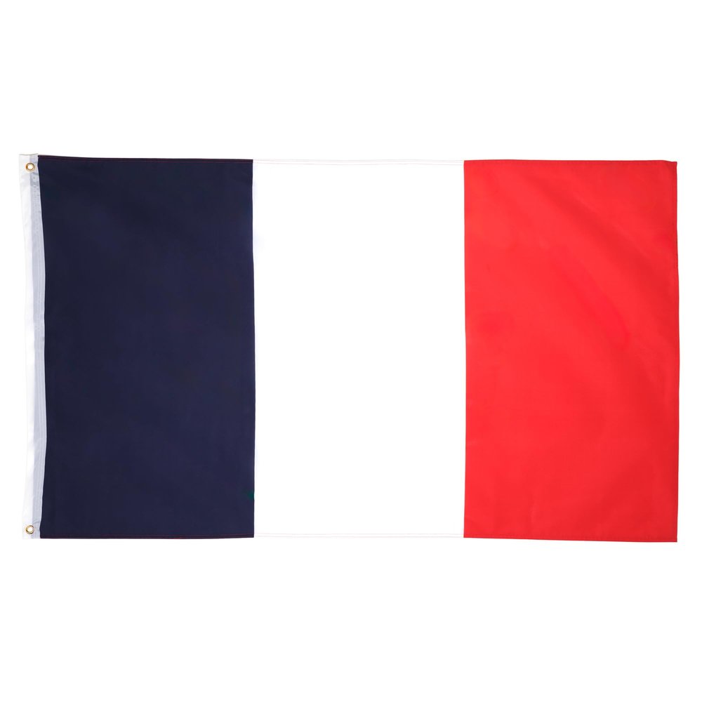 AZ FLAG 5-Pack France Flags, 150 x 90 cm, 100D Polyester, 2 Grommets