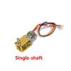 WENH Tiny 10 mm All-Metal Geared Stepper Motor, DC 5 V/6 V, Ratio 603, Double Shaft view 4