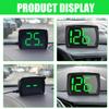 Black Car HUD Tachometer, Universal Digital GPS Display view 2