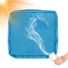 KYJSW Waterproof Outdoor Seat Cushion Cover for Rattan Chair, Lake Blue, 40 x 40 x 5 cm view 1