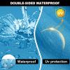 KYJSW Waterproof Outdoor Seat Cushion Cover for Rattan Chair, Lake Blue, 40 x 40 x 5 cm view 3
