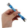 Motorcycle Tool Set, Metal Adjustable Wrench, Blue view 3