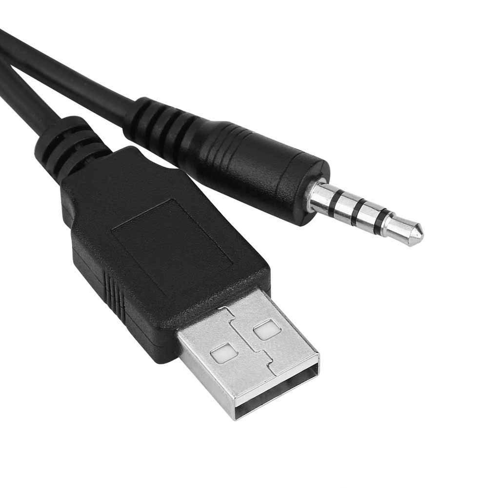 Flush-Mount USB and 3.5 mm AUX Extension Cable for Cars and Boats
