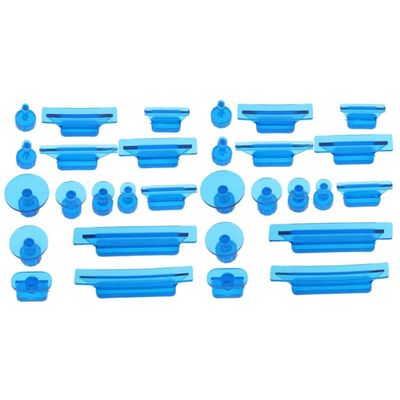 ABOOFAN 2-Pack Auto Dent Puller Kit, Blue Plastic, 15 Pieces Each