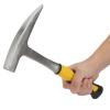 Double-Headed Flat-Face Geological Survey Brick Hammer, High-Carbon Steel view 3