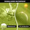 KYJSW Outdoor Patio Seat Cushion Cover for Rattan Chairs, Waterproof, Grass Green, 55 x 55 cm view 3