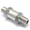 VWWJCCRO 1/4" NPT Male Check Valve, One-Way, 304 Stainless Steel, Water Gas Oil Non-Return view 4