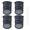 4-Pack Foldable Plant Protection Nets with Ground Stakes view 1