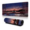 Surwin Large Gaming Mouse Pad with Cat Design, Coffee, 600 x 300 mm view 1