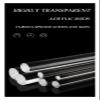 2-Piece Clear Acrylic Round Rod Set, 2540 mm Diameter, 500 mm Length (35 mm) view 4