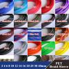 YGMNQAL High-Density Expandable Braided Cable Sleeve, Red, 8 mm, 1 m view 2