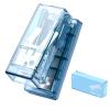 Ergonomic Compact Mini Stapler for Students, Office, and School, Blue view 1