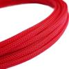 YGMNQAL High-Density Expandable Braided Cable Sleeve, Red, 25 mm, 1 m view 1