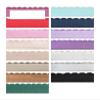 MEMEM 10 mm/13 mm Bra Strap Elastic, Nylon Shoulder Strap for Underwear, Lingerie and DIY Sewing, Brown, 3.5 Yards view 2