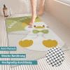 Pevfeciy Non-Slip Shower Mat 90 x 90 cm, PVC Loofah Mat with Drainage Holes view 2