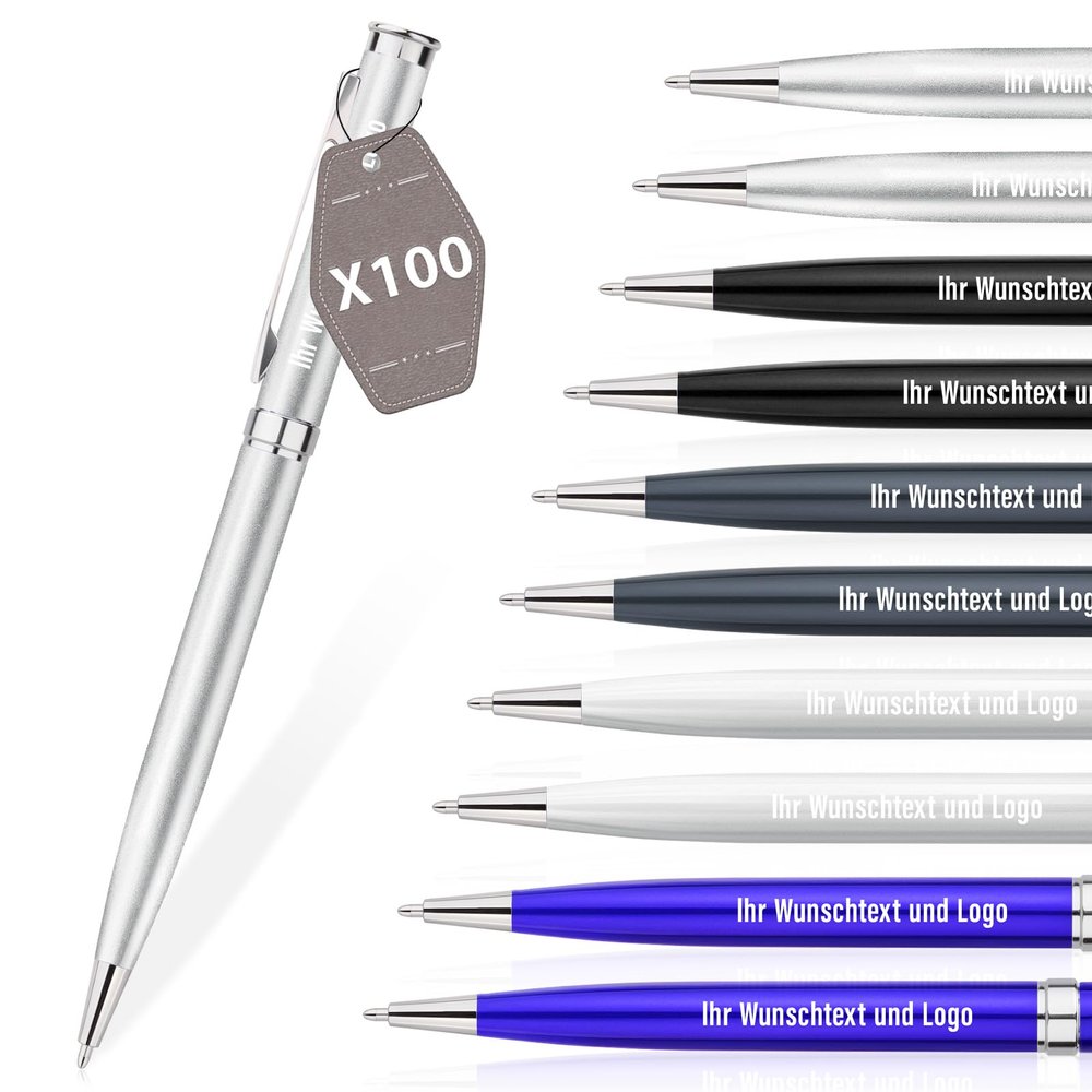 Lindahandel Personalized Engraved Ballpoint Pen, Many Colors