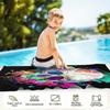 Skull Beach Towel, Microfiber, Halloween Design, 90 x 180 cm view 3