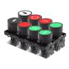ZYHNYTAO 22 mm Momentary Push-Button Switch, Start/Stop, Arrow Symbol, XB2 Flat Touch, 1NC/1NO view 2