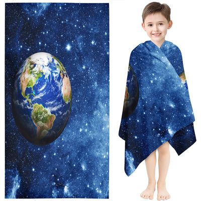 Fadaing Planets Stars & Space Beach Towel, Microfiber, Multiple Sizes