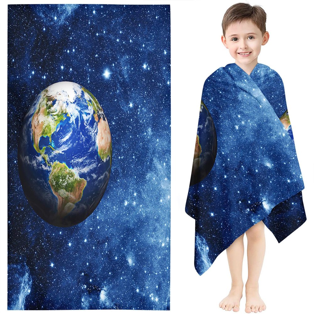 Fadaing Planets Stars & Space Beach Towel, Microfiber, Multiple Sizes