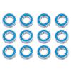 GTVNPOA 12-Piece Rubber-Sealed Bearing Kit for Tamiya Frog, Super Blackfoot and Stadium Blitzer RC Cars view 4