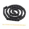 Black Nylon Drag Chain for 3D Printers, Enclosed Guide view 2