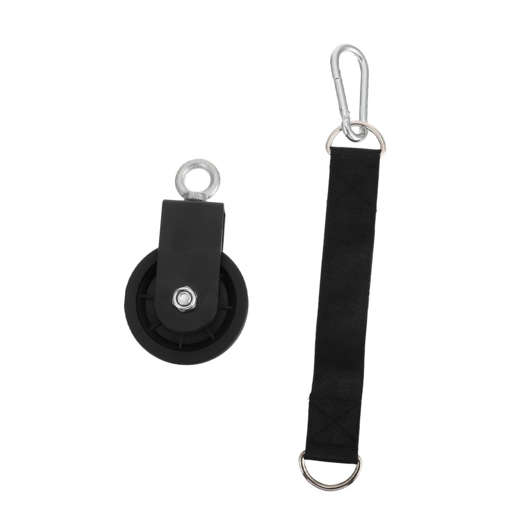ABOOFAN Heavy-Duty Pulley Cable System for Gym and Home, Nylon with Strap, Quiet and Low-Friction, for 1 Training Station