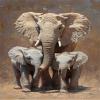 Elephant Puzzle, 3,000 Pieces, 122 x 81 cm view 1