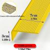 Non-Slip Rubber Stair Mats, Waterproof PVC Edge Protectors, 3 x 7 cm view 2