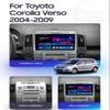 9-Inch Android 14 Car Stereo for Toyota Corolla Verso AR10 2004–2009, Plug-and-Play Multi-Touchscreen GPS Navigation, Wi-Fi/USB/Mirror Link/Rear-View Camera/Steering Wheel Control view 2
