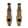 NVSFZGIYG S10L Copper Safety Valve, 1/2" 3/4" 1" Brass Pressure-Limiting Valve, S10 5 bar/8 bar/10 bar for Screw Air Compressors, DN15/DN20/DN25 (0.6 MPa, 0.75 Inch) view 2