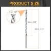 sourcing map 6 mm x 140 mm Extra-Long HSS Twist Drill Bits, Fully Ground, 2-Pack view 2