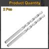 sourcing map 6 mm x 140 mm Extra-Long HSS Twist Drill Bits, Fully Ground, 2-Pack view 3