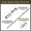 sourcing map 6 mm x 140 mm Extra-Long HSS Twist Drill Bits, Fully Ground, 2-Pack view 4
