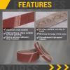CoCud 2 x 42 in. Sanding Belts, 240 Grit, 10-Pack view 3