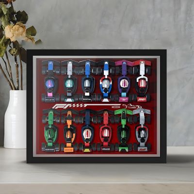 Acrylic Display Case for LEGO 71049 F1 Mini Racing Figures