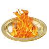 KOQENAG Stainless Steel Fire Bowl, Gold, Small view 1