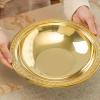 KOQENAG Stainless Steel Fire Bowl, Gold, Small view 2