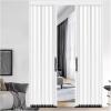Accordion Folding Door, White, 60 x 80 in (151 x 203 cm) view 1