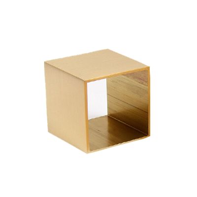 ZMTGLTG Square Brass Furniture Leg Caps, 40 x 40 mm