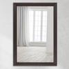 CLAMARO Neo Collage Wall Mirror 70 x 135 cm, Dark Brown Wenge view 1