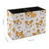 Quteprint Corgi Dog Bone Pattern Pen Holder for Desk view 2