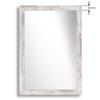 CLAMARO Neo Collage Wall Mirror 65 x 140 cm, Vintage White, 38 mm Wood Frame view 3