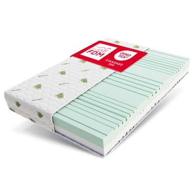 FDM Balance Aloe Vera Mattress, 80 x 200 cm, 7 Zones, H3/H4, 21 cm