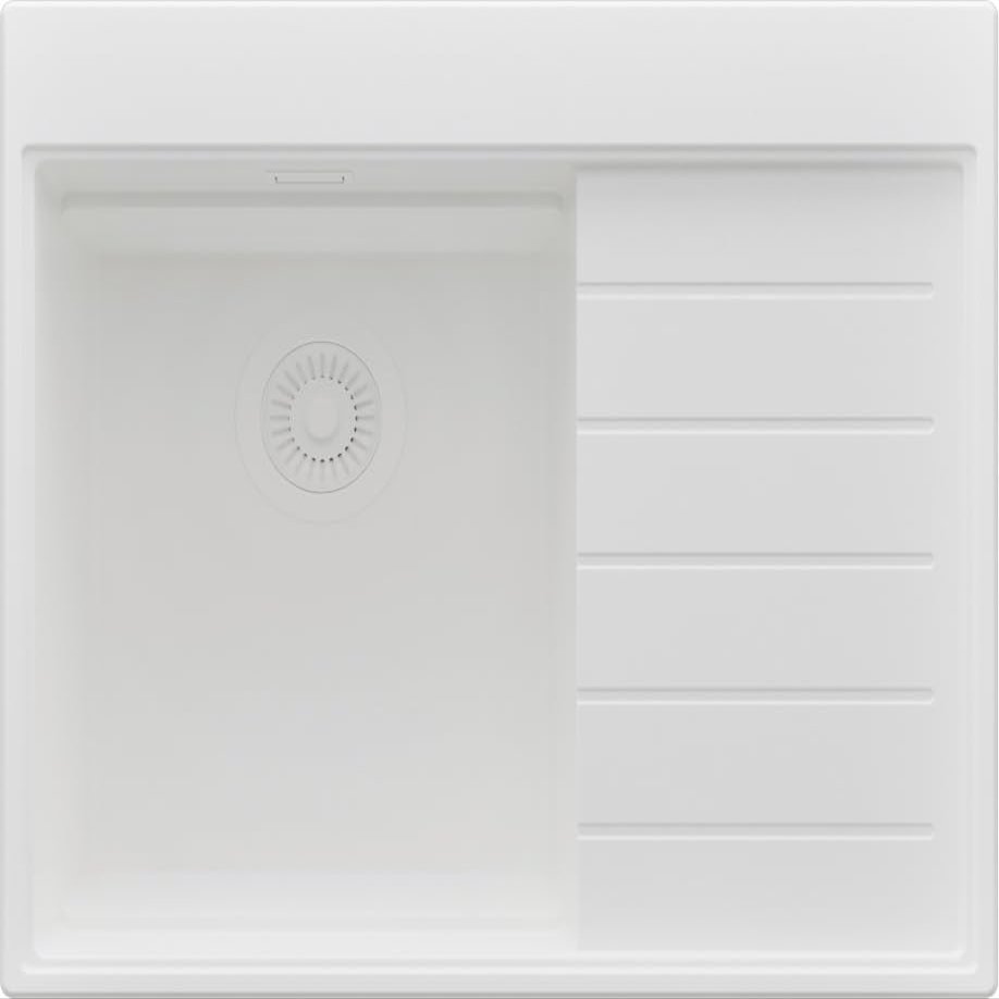 PRIMAGRAN Sink for 40 cm+ Base Cabinets + Drain Kit, 62 x 50 cm