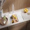 PRIMAGRAN Sink for 40 cm+ Base Cabinets + Drain Kit, 62 x 50 cm view 2