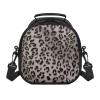 Dolyues Leopard Print Lunch Bag, Insulated Cooler Bag with Top Carry Handle and Adjustable Strap, Recycled Polyester for Fitness Enthusiasts, Protein Shakes, Active Women view 1