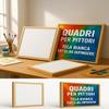ConKrea Painting Canvas with Oak Frame, 45 x 130 cm, 70% Cotton, 370 g view 3