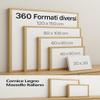 ConKrea Painting Canvas with Oak Frame, 45 x 130 cm, 70% Cotton, 370 g view 4
